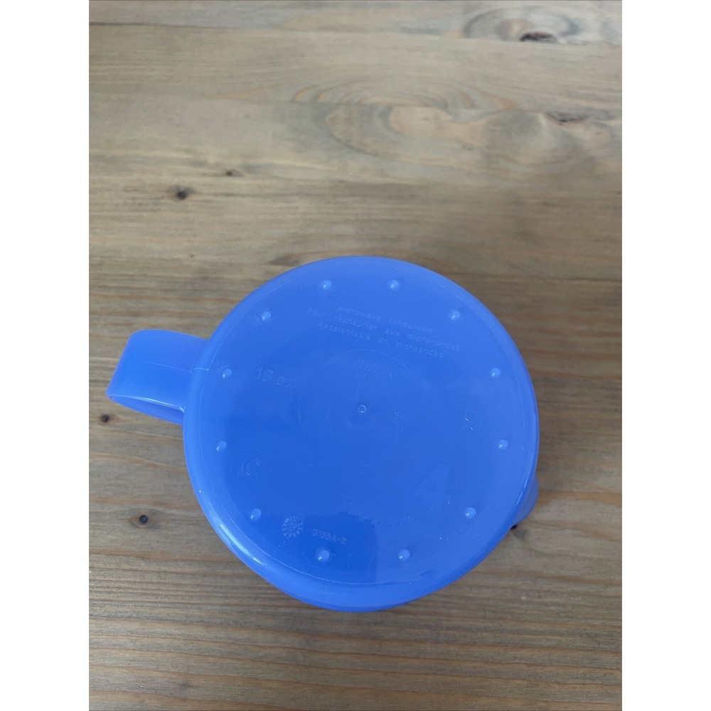 Tupperware 3155A-2 Microwave Soup Cup 16 Oz. Vented Lid - Picture 3 of 5